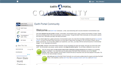 Desktop Screenshot of communities.earthportal.org